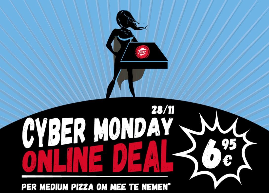 Cyber Monday bij Pizza Hut