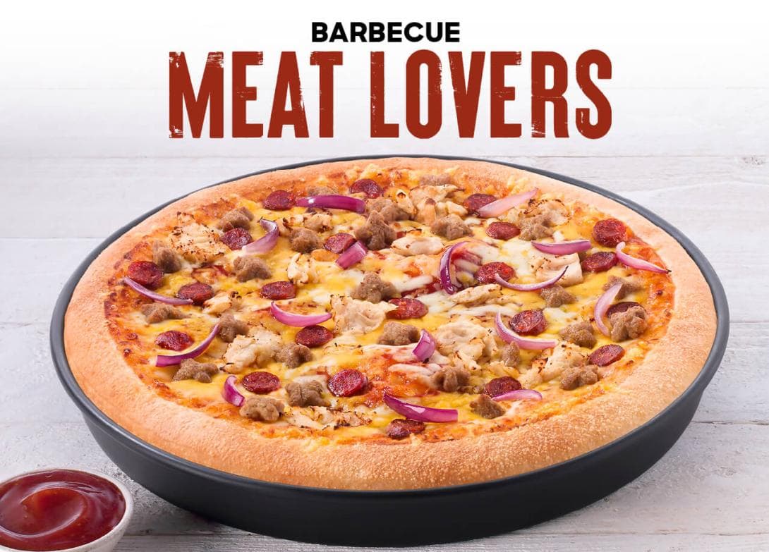 Pizza Hut BBQ Meat Lovers Pizza