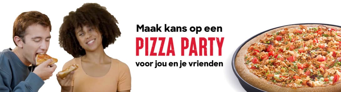 Win jouw pizza party bij Pizza Hut