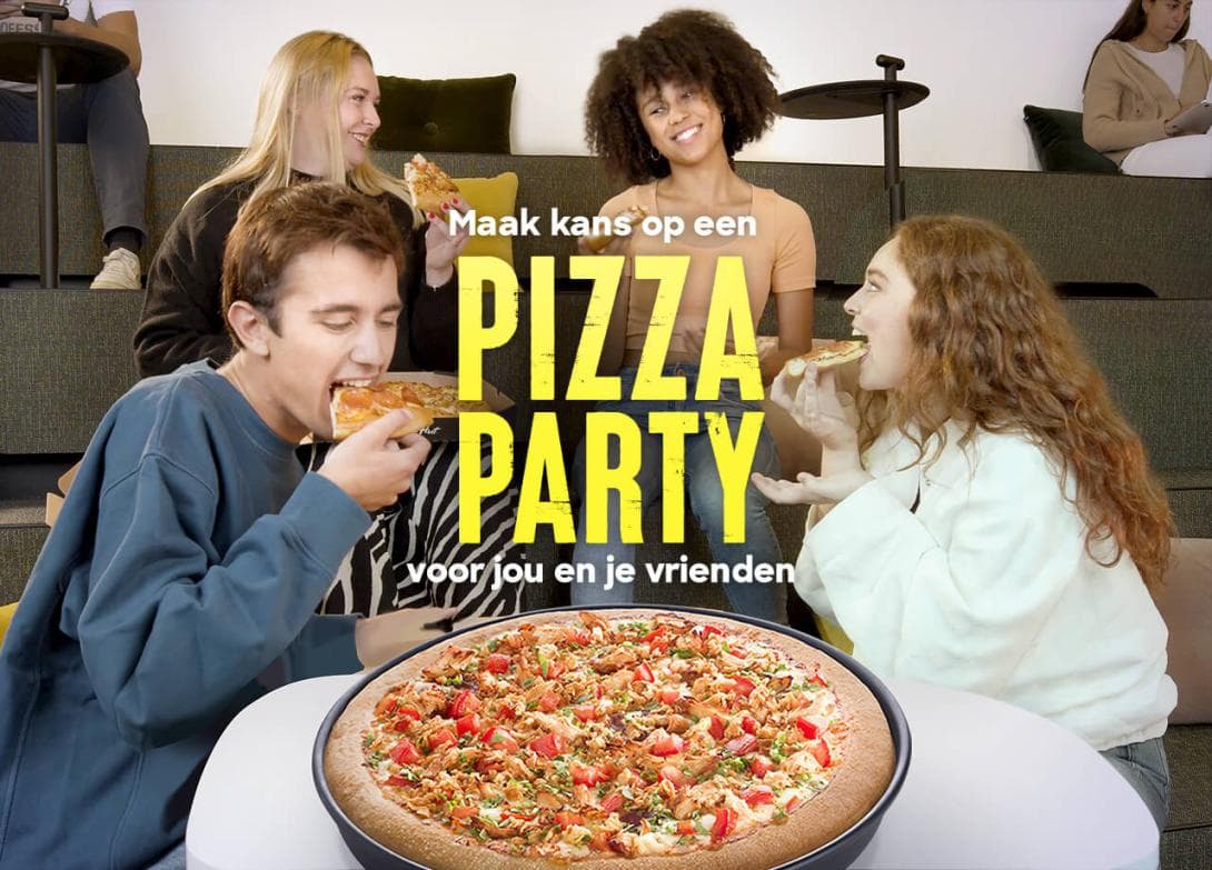 Pizza Hut - Win een een Pizza Party