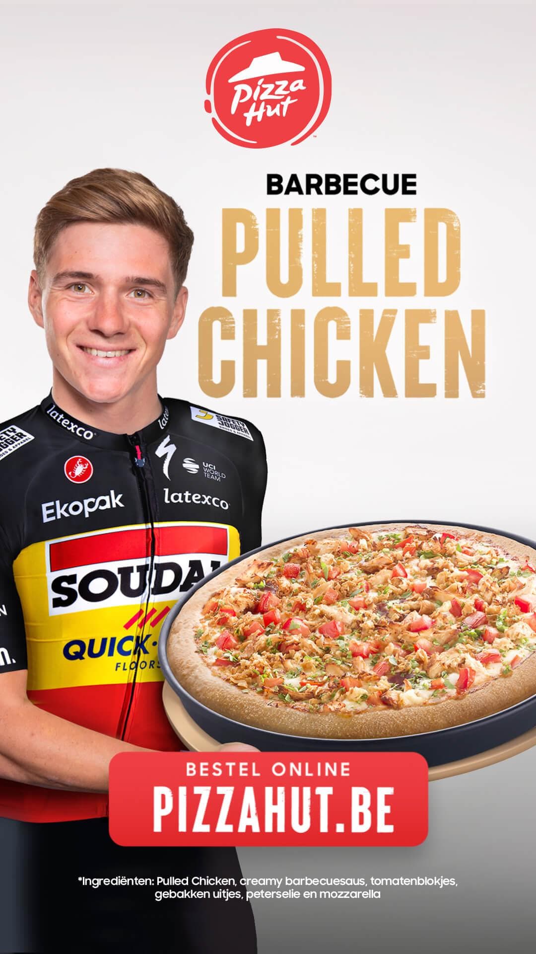 Remco Evenepoel - Pizza Hut BBQ Pulled Chicken NL